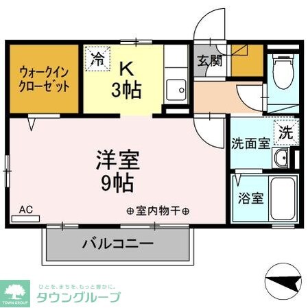 花月モナリエIIの物件間取画像